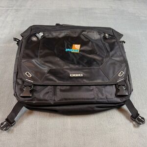 OGIO Black Messenger Bag Audio Pocket Laptop Briefcase PNM Logo 03507